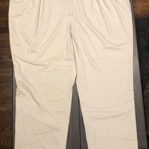 3/$32 DOCKERS Lt Khaki Classic Fit  4 Pocket Casual Dress Pants Big/Tall 52/32 - Picture 2 of 12